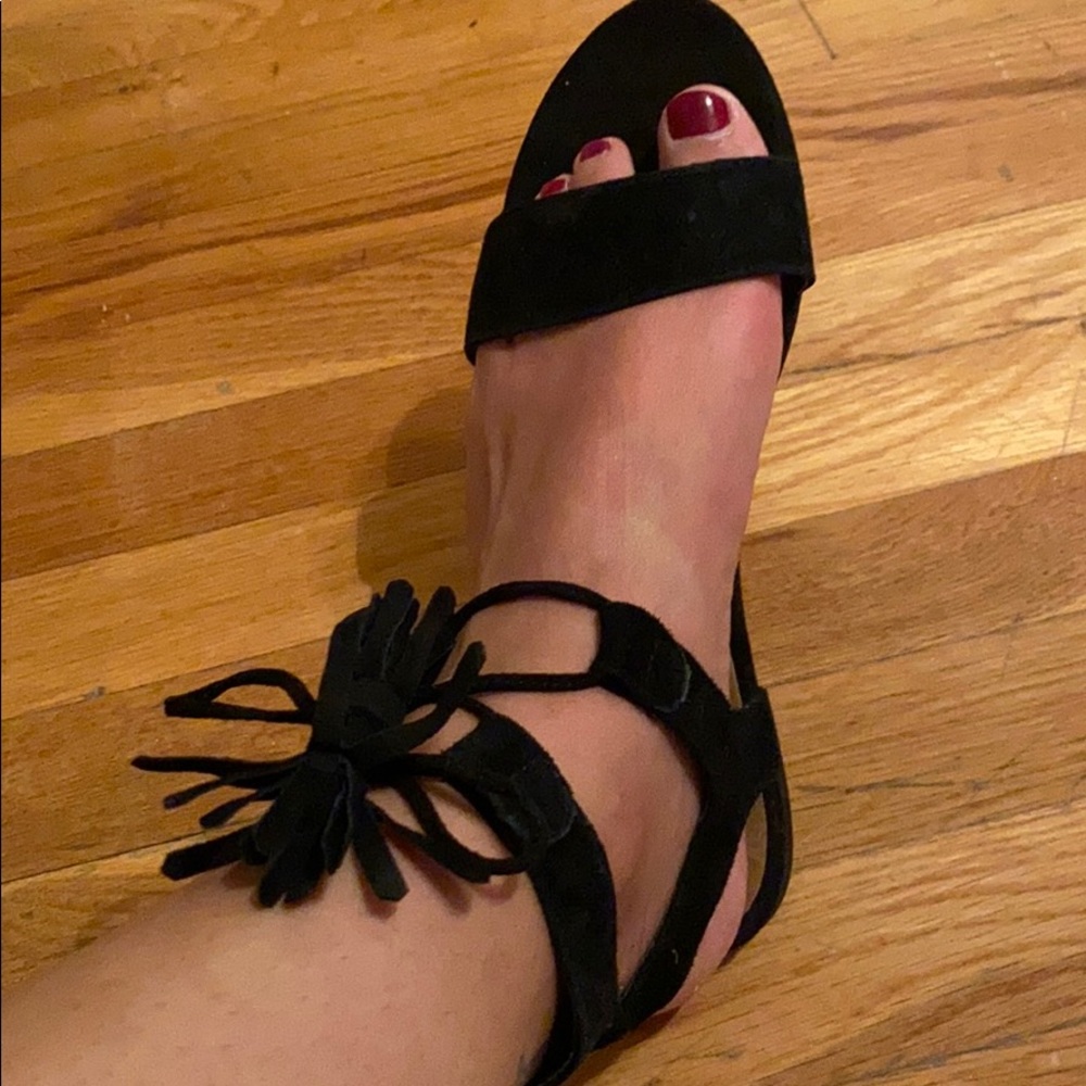 Steve Madden Black Sandals